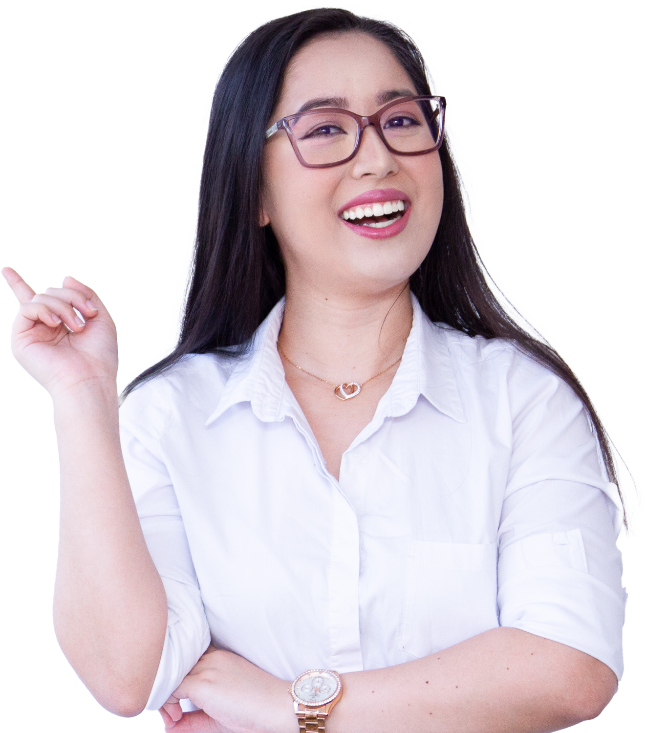Dra. Emili Saito em seu consultório em Alphaville